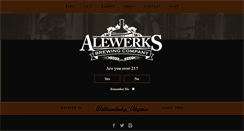 Desktop Screenshot of alewerks.com