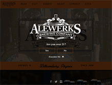 Tablet Screenshot of alewerks.com